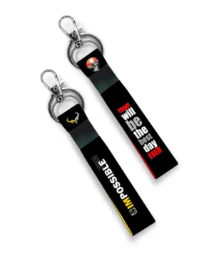 Motivational Quote Premium Bike Keychain (Set of 2)