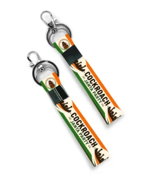 CJP- Cockroach Janta Party Theme Premium Bike Keychain (Set of 2)